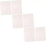BCOATH 6pcs Transparent Sticky Memo Pads Multipurpose Pocket Note Pads for Students Stationery Lightweight and Portable Reminder Notes for School and Office
