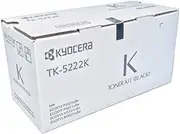 [KYOCERA] 1T02R90US1 Model TK-5222K Black Toner Cartridge For use with ECOSYS P5021cdn, P5021cdw, M5521cdn and M5521cdw Laser Printers; Up to 1200 Pages Yield at 5% Average Coverage