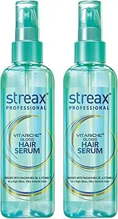 Streax Pro Vitariche Gloss Hair Serum, 100ml - Pack of 2