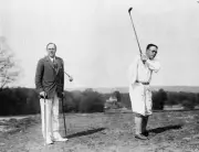 Wounded American Officers Playing Golf after War 8x10 World War I WW1 Photo