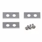 Set 3 Blades With Screws Replacement Robot Lawn Mower Worx Landroid
