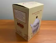 NEW STONEWARE HOLIDAY VILLAGE TEA FOR ONE SET WHITE TEAPOT CUP COMBO SNOW
