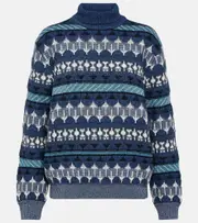 [Loro Piana] Loro Piana Cashmere turtleneck sweater AU 10 multicoloured
