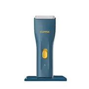 2023 Electric Body Groomer Pubic Hair Trimmer for Men Balls Shaver Clipper Male Sensitive Private Parts Razor (Blue)