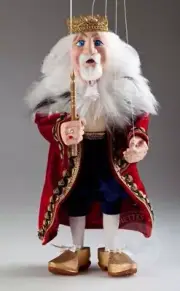 King Miroslav Czech Marionette - hand-made Puppet