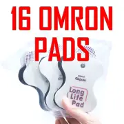Omron LONG LIFE TENS ELECTRODE PADS - 16 LONG LIFE PADS ⭐⭐⭐⭐⭐