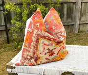 SALE - Kilim Style Cushion Cover - Colourful Geometric Kilim Cushion/Pillow Covers Travel Inspired Decor Moroccan Cushion Cover