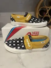 New Vans David Bowie Hunky Dory Checkered Shoes Sneakers Men US 9.5 Women US 11