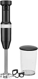 KitchenAid KHBV53 Classic Corded Hand Blender, 153 cm Cable Length, Black Matte