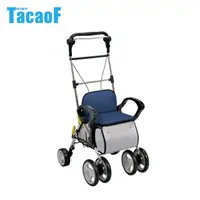 在飛比找momo購物網優惠-【TacaoF幸和】高背標準款助步車-藍色