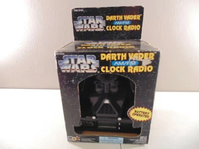 MGA (SW-3124) Star Wars Darth Vader AM / FM Battery Operated Clock Radio **NEW**