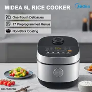 Danoz Kitchen - Midea 5L Rice Cooker Non-Stick Multi-functionality 24-Hour Auto Keep Warm