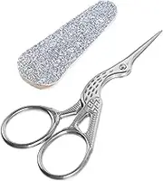 ARTSEWPLY Sewing Scissors with Cover Embroidery Scissors for Crafting Lightweight and Portable for Fabric Cutting Scrapbooking and Needlework Retro Design with Comfortable Handle