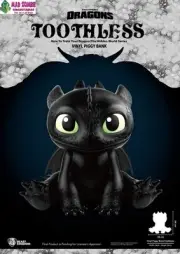 How to Train Your Dragon Beast Kingdom Large Vinyl Piggy Money Bank - Toothless