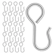 50pcs Sturdy Metal Car Seat Cover Hangers For Car Seat Backrest Reliable S