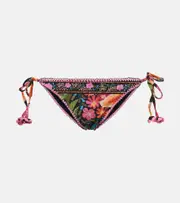 [Farm Rio] Farm Rio Stitched Garden Tapestry bikini bottoms AU 14 multicoloured