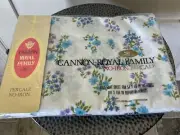 Vintage Cannon Royal Family Featherlite No Iron Floral Full Flat(RoyalBouquet)