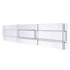 Drawer Divider Sturdy Structure Storage Dorm Wardrobe Drawer Divider Transparent