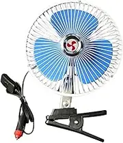 KICHOUSE 8 Car Fan 12v Fan for Car 12 Volt Fan Car Fans Car Oscillating Fan Car Cooling Fan Portable Oscillating Fan 12v Car Fan 12v Fan Car Clip- on Fan Car Electric Fan Window Summer