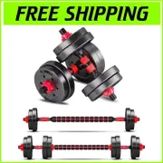 Bcbig Adjustable Dumbbells - Space Efficient & Ideal for Home Fitness 20 lbs