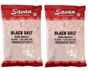 2 packs x 200g (400g) Black Salt Fine Vegan Himalayan - Kala Namak High Quality