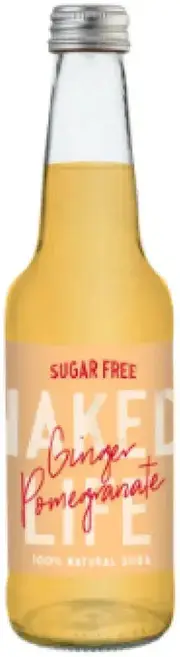 Naked Life Sparkling Ginger & Pomegranate 330ml