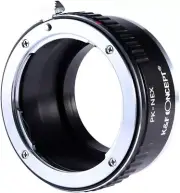 PK to NEX,K+F Concept Lens Mount Adapter for Pentax K PK Mount Lens to Sony