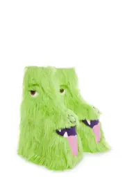[Trickz N' Treatz] Kooky Monster Platform Boots - Green
