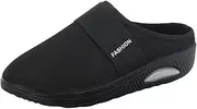 [JWSVBF] Women's Fashion Sneakers Wide Width Wedges Mesh, Men's Comfy Low Top Slip-On Baskerball Shoes, Casual Sports Platform Tennis Shoes Closed Toe Non-Slip Slippers Sneaker