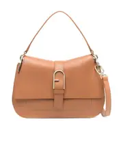 Furla Flow Medium Shoulder Bag One size Brown
