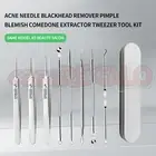 8PCS Blackhead Remover Pimple Tool Kit Acne Comedone Extractor Tweezer Tools