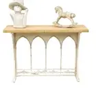Willow & Silk 120cm Home/Indoor Martinique Wooden Console/Hallway Table/Storage