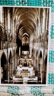 BLACK & WHITE PHOTO POST CARD WESTMINISTER CHAPEL LONDON