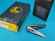 Leatherman Skeletool KBX Pocket Knife w/ Bottle Opener, Denim Blue! NEW!