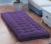 Cushion Thick Outdoor Bench Cushion for Garden Patio Dining Room Sofa Swing Soft Cotton 10cm Thick 2/3 Seater 110x40cm