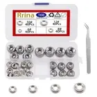 Rrina 160Pcs 304 Stainless Steel Finishing Cup Countersunk Washers Assortment...