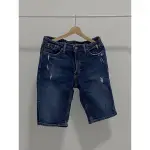 LEVI’S LEVIS 541 牛仔短褲 刷色 水洗 破壞 刀割 二手美品