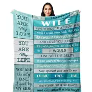 Gifts for Wife,Wife Birthday Gift,Anniversary Wedding Gift for Her/Wife Blanket