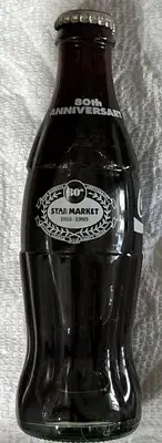 Coca-Cola Bottle - Star Market 80th Anniversary - Unopened