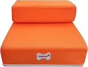 Mesh Dog Ladder Steps - Double Layer Dog Step Ladder, Folding Pet Stairs | Removable and Washable Dog Ramp Stairs, Pet Step Stool for Small Dogs and Some Older Dogs