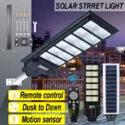 1200W LED Solar Flood Lights Outdoor Street Light Dusk to Dawn Flood Wall Lamp