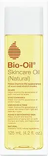 [Bio-Oil] Natural Skincare Oil, Serum for Scars and Stretch Marks, Face and Body Moisturizer for Dry Skin, Hair Oil, For All Skin Types, 4.2 Oz