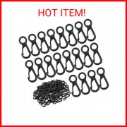 Lanyard Hook Plastic Lobster Clasp Mini Lanyard Snap Clip Hook (100ct) Spring Ha
