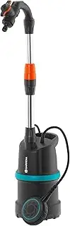 Gardena Pompa per Cisterna 4000/1 con Cavo: Pompa Sommersa a Pressione con Filtro Integrato, Portata 4000 L/H, Valvola di Regolazione per Regolare La Quantità D’Acqua (1762-20)