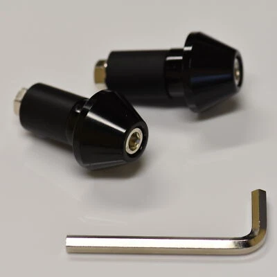 Handle Bar End Weight Sliders Black Honda CBR 600 RR 2003 - 2016