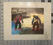 Teenage Mutant Ninja Turtles Cel COA Plus MWS Seal Bebop And Rocksteady.