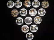 Univ of Missouri Tigers buttons flat back or pin badge cabochons centers magnets