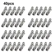 Secure Your Plant Netting with 40 PCS Greenhouse Stainless Steel Clips