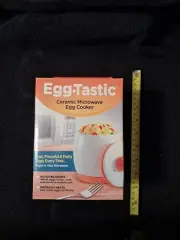 Egg-Tastic Ceramic Microwave Egg Cooker As Seen On TV *New