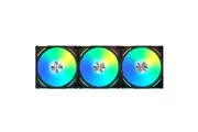 Lian Li Unifan AL120 V2 120mm 2000RPM ARGB PWM Fan Black with Controller - 3 Pack